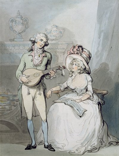 Das Duett von Thomas Rowlandson